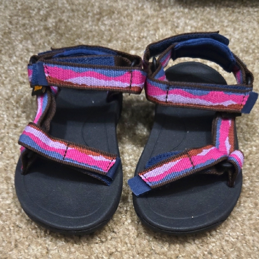 Kids Colorful Teva Strap Sandals